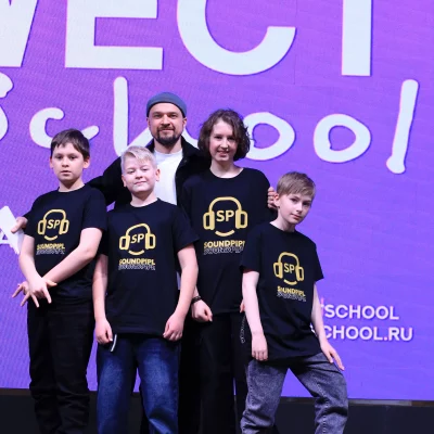 Владимир Королев с учениками. Школа битбокса connect school
